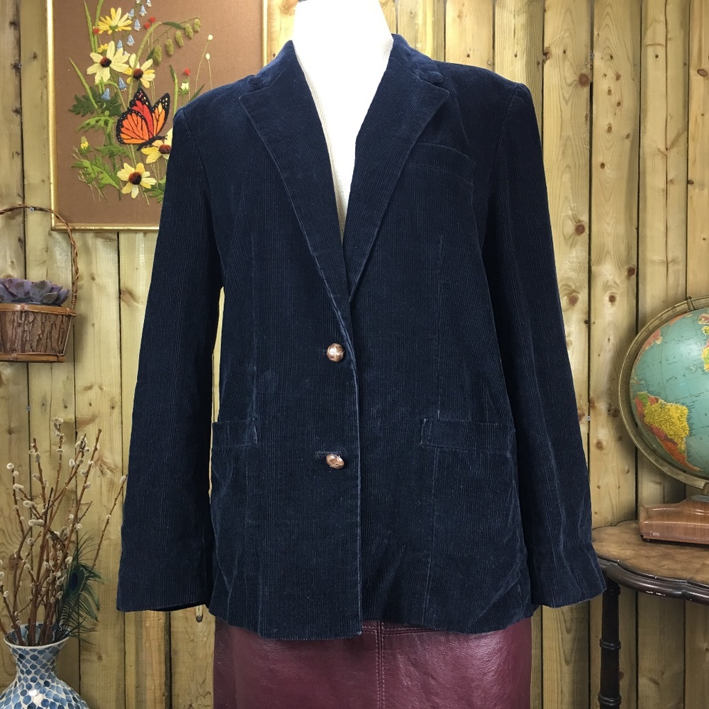 Epitome Corduroy Blazer Jacket 100% Cotton Size 4